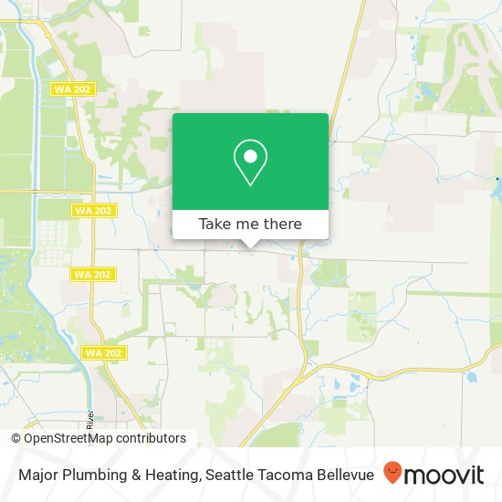 Mapa de Major Plumbing & Heating