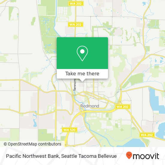 Pacific Northwest Bank map