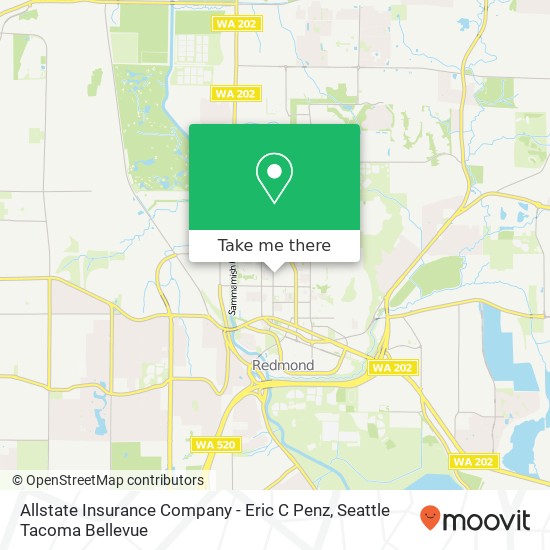 Mapa de Allstate Insurance Company - Eric C Penz