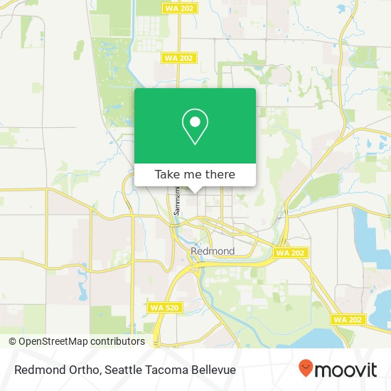 Redmond Ortho map