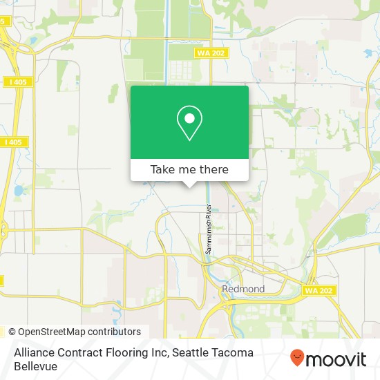 Mapa de Alliance Contract Flooring Inc