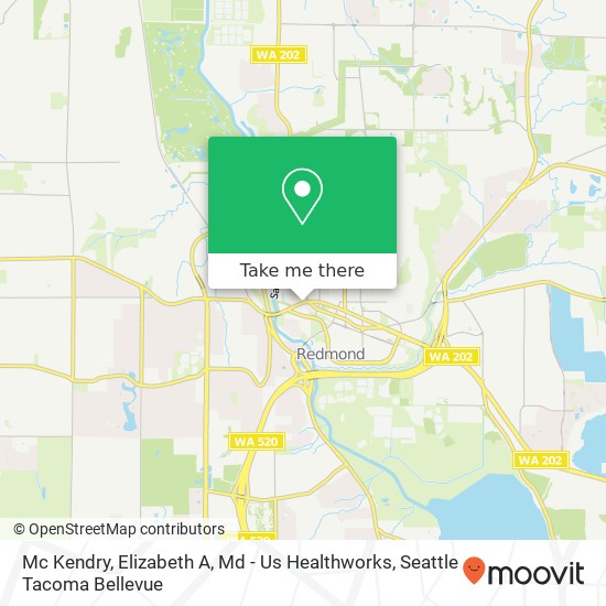 Mc Kendry, Elizabeth A, Md - Us Healthworks map