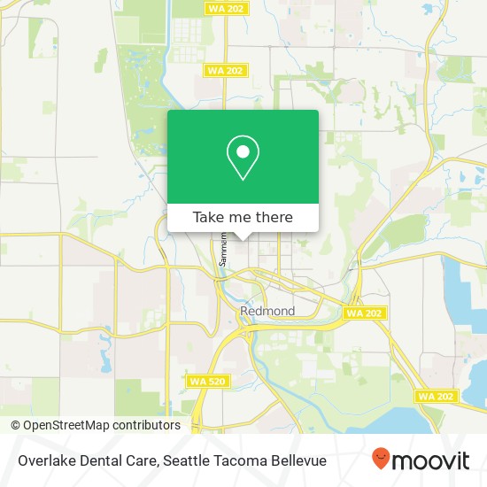 Mapa de Overlake Dental Care