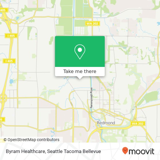 Mapa de Byram Healthcare