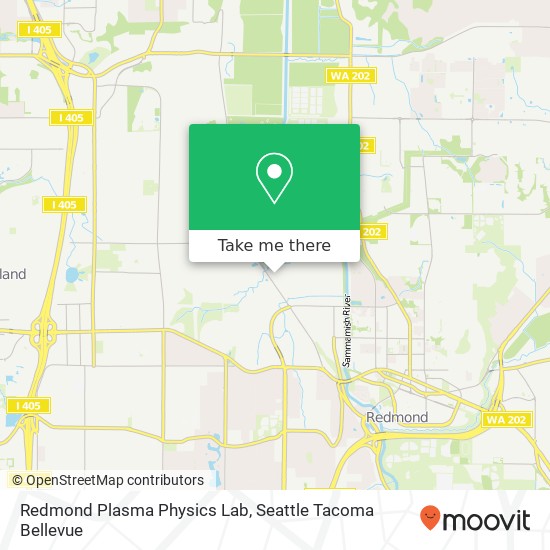 Redmond Plasma Physics Lab map