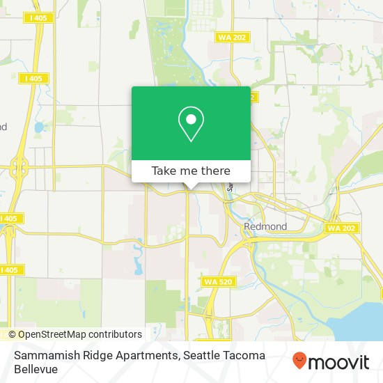 Mapa de Sammamish Ridge Apartments