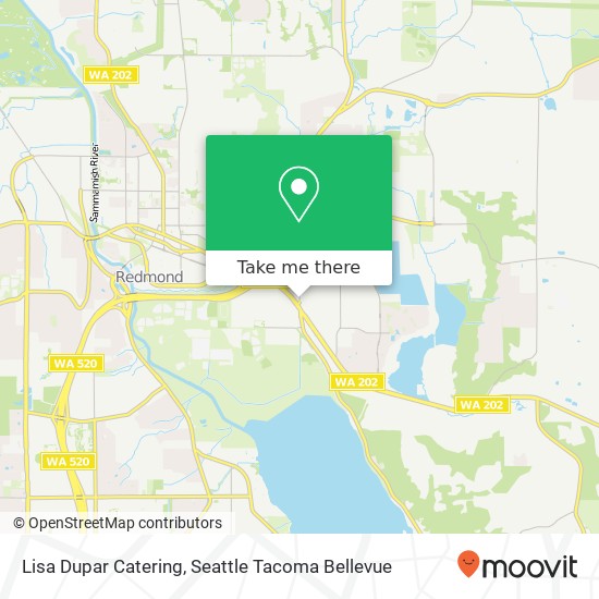 Lisa Dupar Catering map