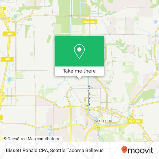 Bissett Ronald CPA map