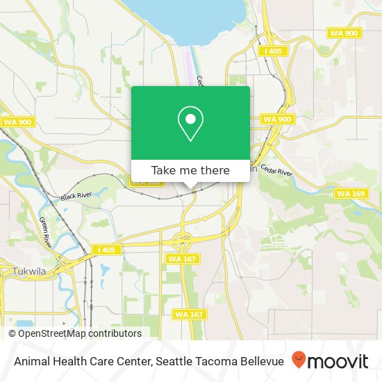 Mapa de Animal Health Care Center