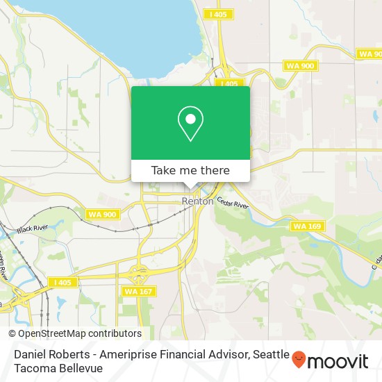 Mapa de Daniel Roberts - Ameriprise Financial Advisor