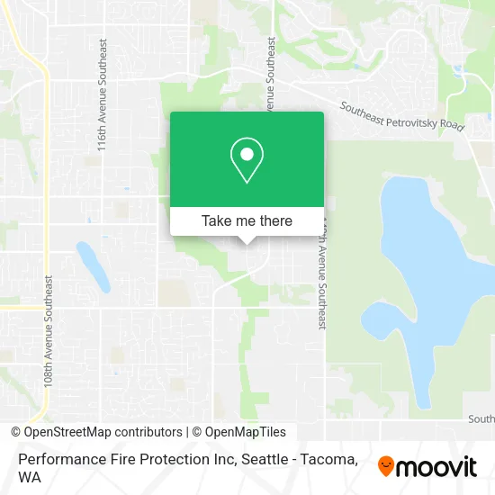 Performance Fire Protection Inc map