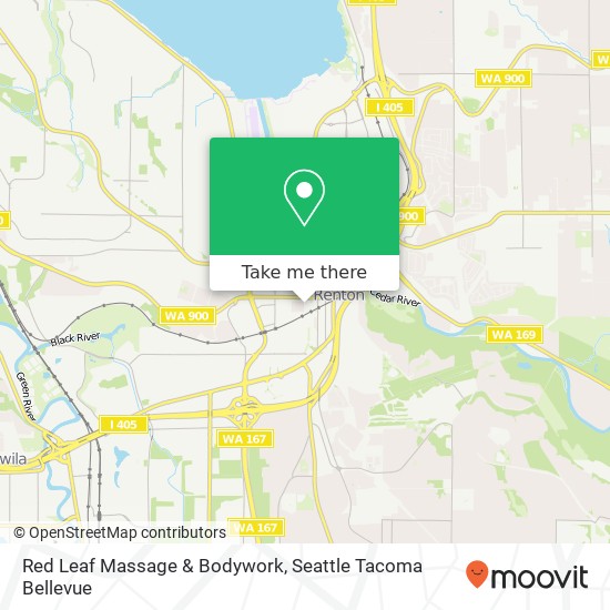 Red Leaf Massage & Bodywork map