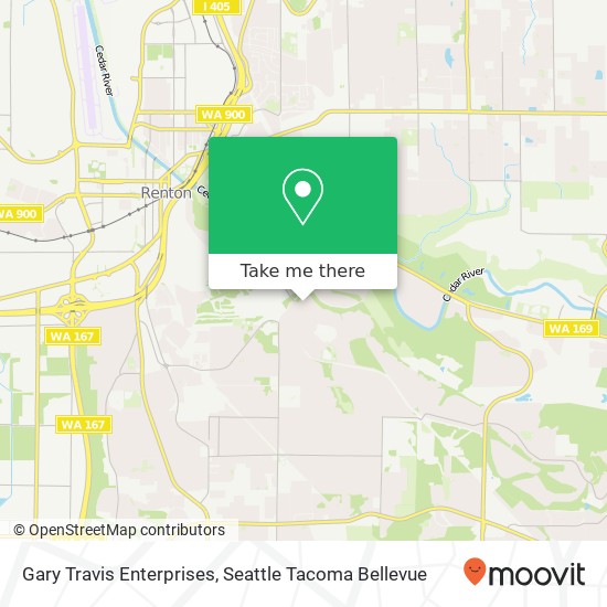 Gary Travis Enterprises map