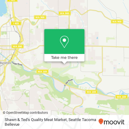 Mapa de Shawn & Ted's Quality Meat Market