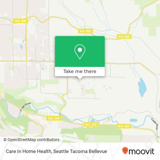 Care In Home Health map