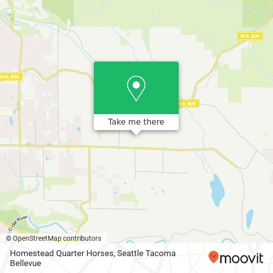 Mapa de Homestead Quarter Horses