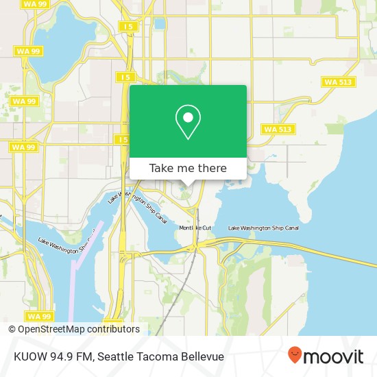 Mapa de KUOW 94.9 FM