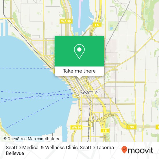 Mapa de Seattle Medical & Wellness Clinic