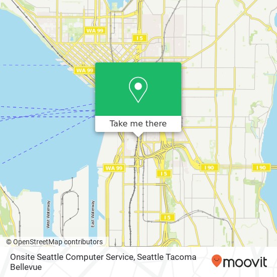 Onsite Seattle Computer Service map