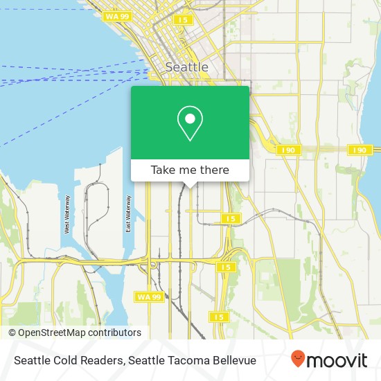 Mapa de Seattle Cold Readers