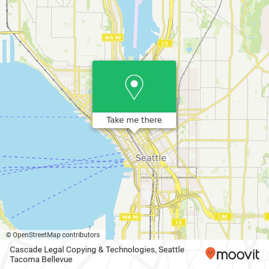 Mapa de Cascade Legal Copying & Technologies