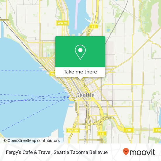 Fergy's Cafe & Travel map