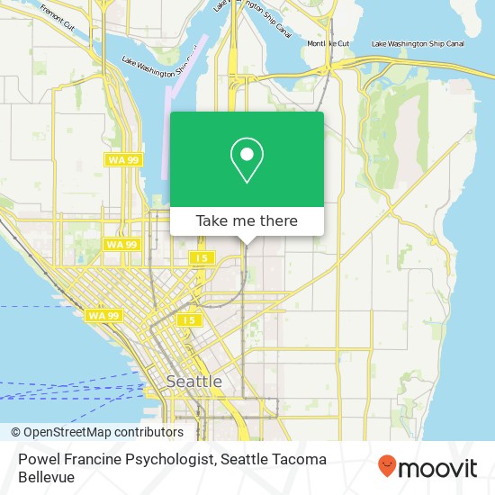 Powel Francine Psychologist map