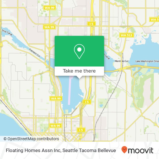 Floating Homes Assn Inc map