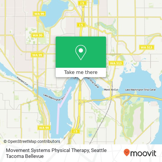 Mapa de Movement Systems Physical Therapy
