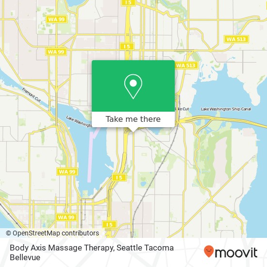 Mapa de Body Axis Massage Therapy