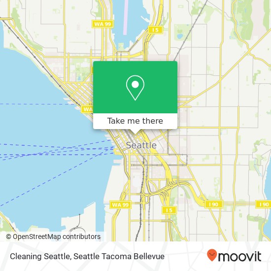 Mapa de Cleaning Seattle