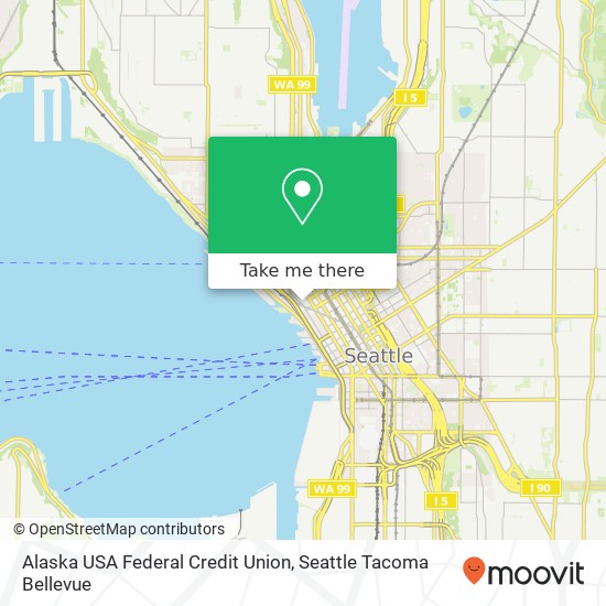 Mapa de Alaska USA Federal Credit Union