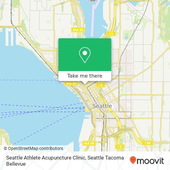 Seattle Athlete Acupuncture Clinic map