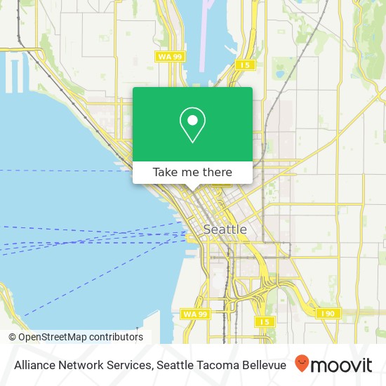 Alliance Network Services map