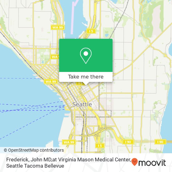 Frederick, John MD,at Virginia Mason Medical Center map