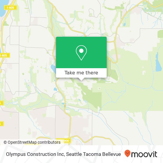 Olympus Construction Inc map