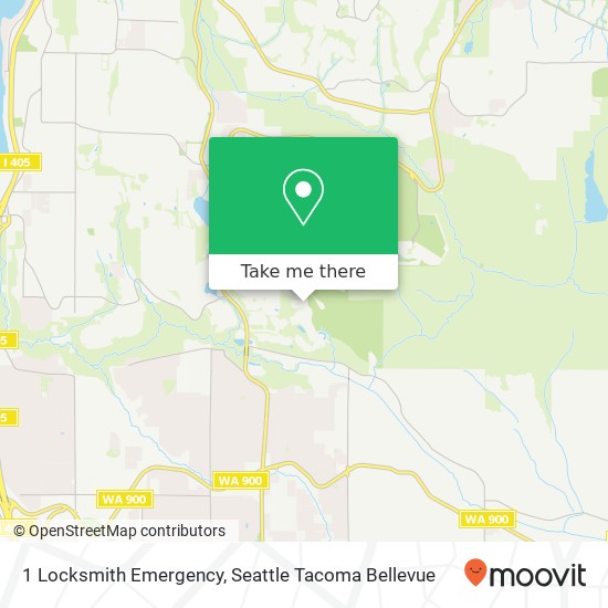 1 Locksmith Emergency map