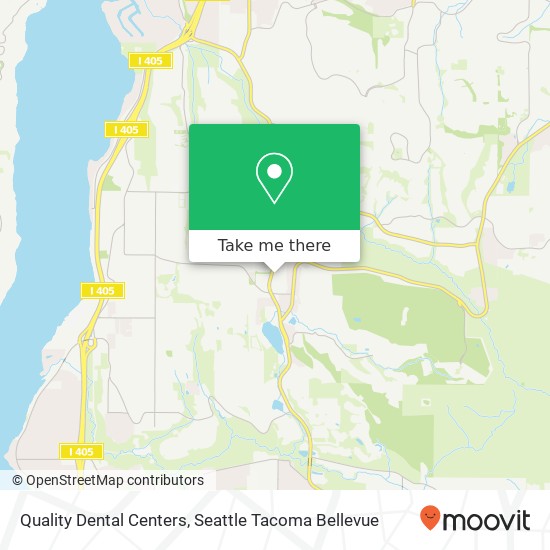 Quality Dental Centers map