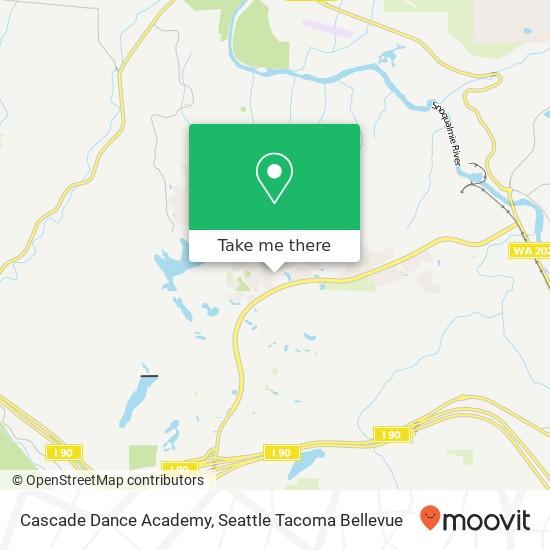 Cascade Dance Academy map