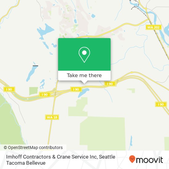 Imhoff Contractors & Crane Service Inc map