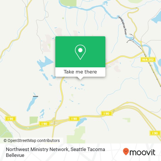 Mapa de Northwest Ministry Network