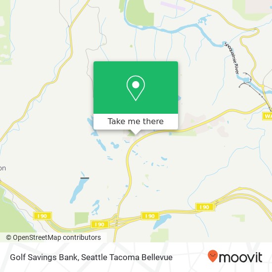 Mapa de Golf Savings Bank