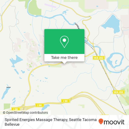 Spirited Energies Massage Therapy map