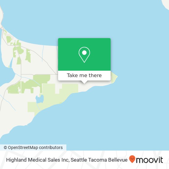 Highland Medical Sales Inc map