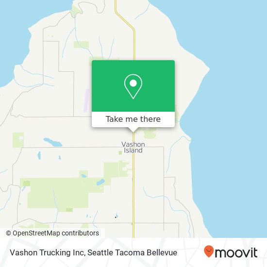 Mapa de Vashon Trucking Inc