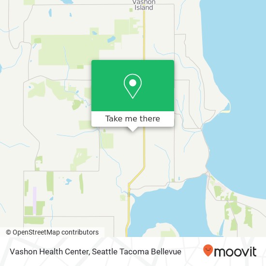 Vashon Health Center map