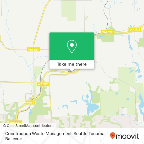 Construction Waste Management map