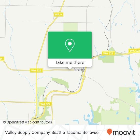 Mapa de Valley Supply Company