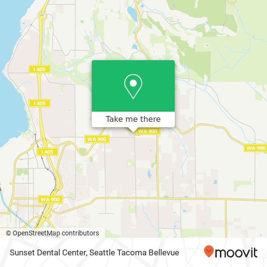 Mapa de Sunset Dental Center