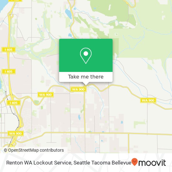 Renton WA Lockout Service map